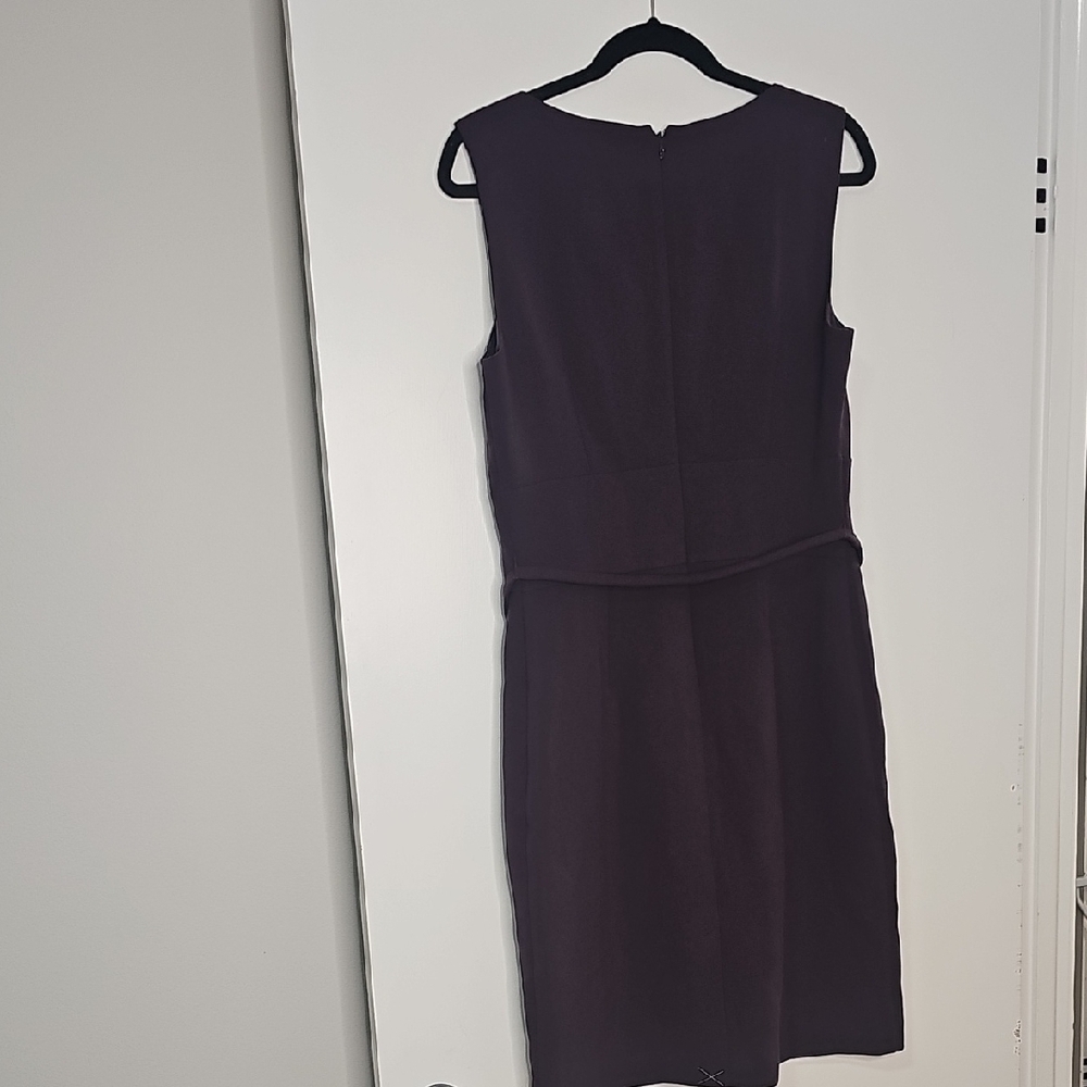 Ann Taylor Deep Purple Midi Dress - Picture 4 of 6
